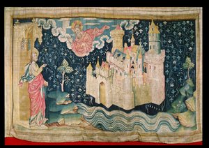 Nový Jeruzalém, číslo 80 z "Apokalypsy z Angers", 1373-87 (tapiserie)